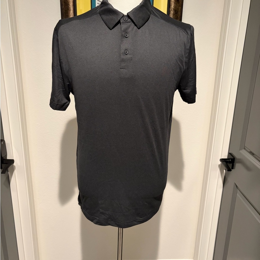 Old Navy Men's Charcoal Grey Polo Shirt